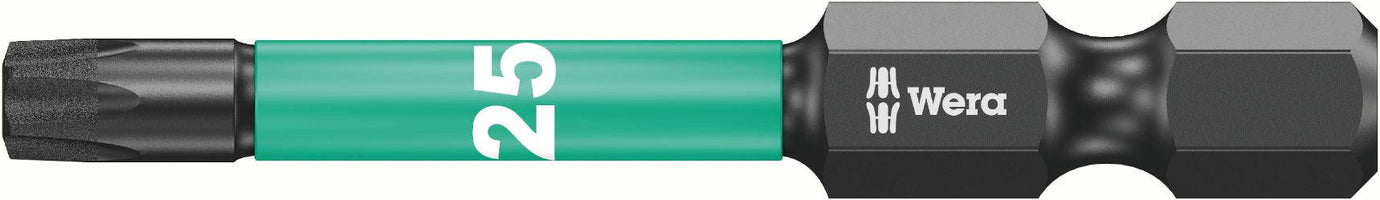 Wera 867/4 Impaktor DC TORX® Bit TX25 x 50mm VE=5 - 05057665001 - 4013288157515 - 05057665001 - Mastertools.nl