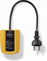 Wiha Stopcontacttester 230 V AC, CAT II - 45220 - 4010995452209 - SB25561 - Mastertools.nl