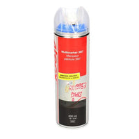 4tecx Industrielak Spray Fluor Blauw 500ml - 8715883934237 - 4018009120 - Mastertools.nl