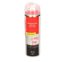 4tecx Industrielak Spray Fluor Rood 500ml - 8715883906968 - 4018009108 - Mastertools.nl