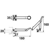 AXA Combi-raamuitzetter staal AXAflex - 2640-20-49/E - 8713249072746 - 2640-20-49/E - Mastertools.nl