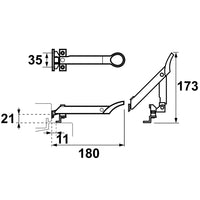 AXA Combi-raamuitzetter RVS AXAflex speciaal - 2642-10-81/E - 8713249072821 - 2642-10-81/E - Mastertools.nl