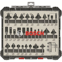 Bosch Professional 30-delige Frezenset met 8mm schacht - 2607017475 - 3165140958066 - 2607017475 - Mastertools.nl