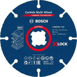 Bosch EXPERT X-LOCK Doorslijpschijf Carbide Multi Wheel 125mm - 2608901193