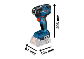 Bosch Professional GDR 18V-200 Accu slagschroevendraaier 200Nm 18V Basic Body - 06019J2105 - 4059952596655 - 06019J2105 - Mastertools.nl