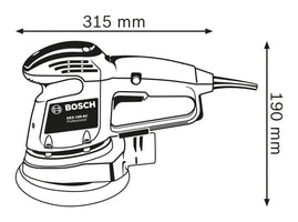 Bosch Professional GEX 34-150 excenterschuurmachine - 0601372800 - 4059952528922 - 0601372800 - Mastertools.nl