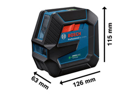 Bosch Professional GLL 2-15 G Kruislijnlaser Groen - 0601063W00 - 4059952511054 - 0601063W00 - Mastertools.nl