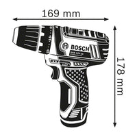 Bosch Professional GSR 12V-15 Accu Schroefboormachine 12V 2.0Ah in Tas - 060186810F - 3165140895248 - 060186810F - Mastertools.nl