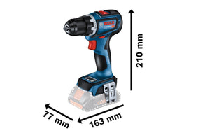 Bosch Professional GSR 18V-90 C Accu Schroefboormachine Bluetooth 18V Basic Body in L-Boxx - 06019K6002 - 4059952617213 - 06019K6002 - Mastertools.nl