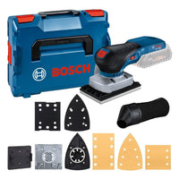 Bosch Professional GSS 18V-13 Accu Vlakschuurmachine 18V Basic Body + Accessoires in L-BOXX - 06019L0101 - 4059952606187 - 06019L0101 - Mastertools.nl