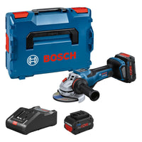Bosch Professional GWS 18V-15 PSC Accu Haakse Slijper 125mm 18V 8.0Ah in L-Boxx - 06019H6B01 - 4059952610023 - 06019H6B01 - Mastertools.nl