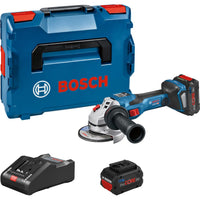 Bosch Professional GWS 18V-15 SC Accu Haakse Slijper 125mm 18V 8,0Ah BITURBO in L-Boxx - 06019H6101 - 3165140964548 - 06019H6101 - Mastertools.nl