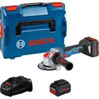 Bosch Professional GWX 18V-10 SC Accu Haakse Slijper 125mm X-LOCK 18V 5,5Ah in L-Boxx - 06017B0402 - 4059952651873 - 06017B0402 - Mastertools.nl