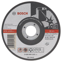 Bosch Professional Inox - Rapido Long Life Doorslijpschijf recht Inox 115.0 millimeter 22.23 millimeter - 2608602220 - 3165140449236 - 2608602220 - Mastertools.nl