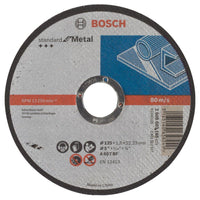 Bosch Professional Standard for Metal Doorslijpschijf recht 125.0 millimeter 22.23 millimeter - 2608603165 - 3165140658249 - 2608603165 - Mastertools.nl