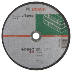 Standard for Stone Doorslijpschijf recht 230.0 millimeter 22.23 millimeter - 2608603180