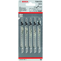 Bosch Professional T 301 CD Decoupeerzaagblad voor Zachthout VE=5 - 2608637590 - 3165140016308 - 2608637590 - Mastertools.nl