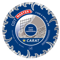 Carat Diamantzaag Beton Ø115X22,23Mm, Cdt Master - 8714452019870 - CDTM115300 - Mastertools.nl