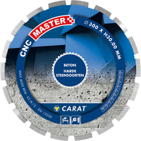 Carat CNC MASTER Diamantzaag beton/hard steen 300x25,4mm - CNCM300400 - 8714452019962 - CNCM300400 - Mastertools.nl