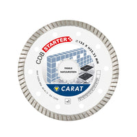 Carat CDB STARTER Diamantschijf natuursteen/tegels 125x22,23mm - CDBS125300 - 8714452028452 - CDBS125300 - Mastertools.nl