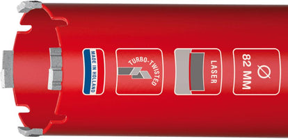 Carat Dustec Laser Droogboor Ø132X150Xm16 - 8714452102138 - HTM1321504 - Mastertools.nl