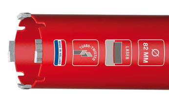 Carat Dustec Laser Droogboor Ø132X340Xm16 - 8714452102039 - HTL1323404 - Mastertools.nl