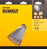 DeWALT Cirkelzaagblad voor Hout | Extreme | Ø 184mm Asgat 16mm 28T - DT4031-QZ - 5035048056837 - DT4031-QZ - Mastertools.nl