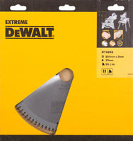 DeWALT Cirkelzaagblad voor Laminaat | Extreme | Ø 250mm Asgat 30mm 96T - DT4282-QZ - 5035048057667 - DT4282-QZ - Mastertools.nl