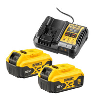 DeWALT DCB1104P2 Starterset lader + 2 accu's 18V 5.0Ah - 5035048790045 - DCB1104P2-QW - Mastertools.nl