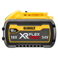 DeWALT DCB118Y2 XR FlexVolt Accu Starterset 2x 18V/54V 12Ah + snellader - 5035048722725 - DCB118Y2-QW - Mastertools.nl