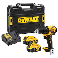 DeWALT DCD708P2T Compacte Accu Schroefboormachine 18V XR 5.0Ah in TSTAK - - - Mastertools.nl