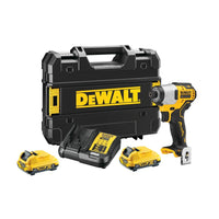 DeWALT DCF801D2 Accu slagschroevendraaier 163Nm 12V XR 2.0Ah in TSTAK - 5035048709979 - DCF801D2-QW - Mastertools.nl