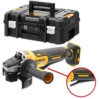 DeWALT DCG406NT Accu Haakse Slijper 18V Basic Body in TSTAK - 5035048683255 - DCG406NT-XJ - Mastertools.nl