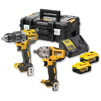 DeWALT DCK2077P2T Accu Combiset 18V 5.0Ah XR Li-ion in TSTAK - 5035048699461 - DCK2077P2T-QW - Mastertools.nl