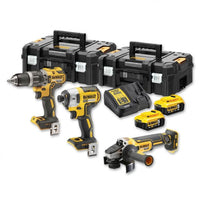 DeWALT DCK384P2T Accu Combiset 18V 5.0Ah XR Li-ion - 5035048698747 - DCK384P2T-QW - Mastertools.nl