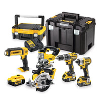 DeWALT DCK551P3T Accu Combiset 5-delig Brushless 18V XR 5.0Ah in TSTAK - 5035048646052 - DCK551P3T-QW - Mastertools.nl