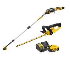 DeWALT DCMPSH56KIT Accu Telescopische Kettingzaag DCMPS567 + Heggenschaar DCMHT563 18V XR 5.0Ah - - - Mastertools.nl