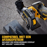 DeWALT DCS438E2T Accu Slijpmachine 18V 76mm POWERSTACK 1,7Ah in TSTAK - 5035048739525 - DCS438E2T-QW - Mastertools.nl