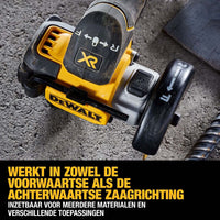 DeWALT DCS438E2T Accu Slijpmachine 18V 76mm POWERSTACK 1,7Ah in TSTAK - 5035048739525 - DCS438E2T-QW - Mastertools.nl