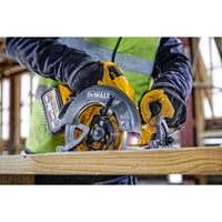 DeWALT DCS578NT FLEXVOLT Accu Cirkelzaag 190mm 54V XR Basic Body in TSTAK - 5035048736289 - DCS578NT-XJ - Mastertools.nl