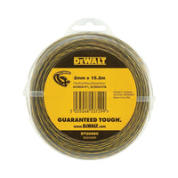 DeWALT DT20650 Grastrimmerdraad 2mm x 15.2m - 5035048537299 - DT20650-QZ - Mastertools.nl