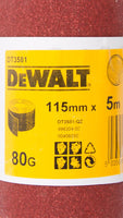 DeWALT DT3581 P80 Schuurpapier, rol 5m x 115. - 5035048067086 - DT3581-QZ - Mastertools.nl