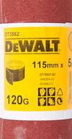 DeWALT DT3582 P120 Schuurpapier, rol 5m x 115. - 5035048067093 - DT3582-QZ - Mastertools.nl