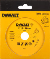 DeWALT DT3714 Diamantzaagblad 110 millimeter DEW-DT3714-QZ - 5035048083109 - DT3714-QZ - Mastertools.nl
