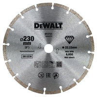 DeWALT DT3731 Diamantzaagblad 230x22.2mm. Universeel - 5035048025925 - DT3731-QZ - Mastertools.nl