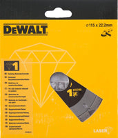 DeWALT DT3740 Diamantschijf Gesegmenteerd 115x22,23mm - 5035048058374 - DT3740-XJ - Mastertools.nl
