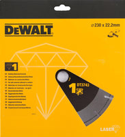 DeWALT DT3743 Diamantschijf Gesegmenteerd 230x22,23mm - 5035048058404 - DT3743-XJ - Mastertools.nl