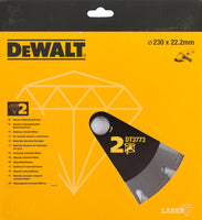 DeWALT DT3773 Diamantzaagblad voor BOUWMATERIALEN/ BETON 230 millimeter DEW-DT3773-XJ - 5035048058602 - DT3773-XJ - Mastertools.nl