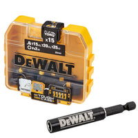 DeWALT DT70522T 15-delige Impact Torsion Schroefbitset - 5035048089590 - DT70522T-QZ - Mastertools.nl