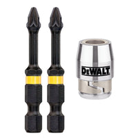 DeWALT DT70535T Extreme Impact Torsion Schroefbits PZ2 50mm 2 Stuks + MagLock Bithouder - 5035048088494 - DT70535T-QZ - Mastertools.nl